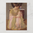 Recherche de peinture de cassatt cartes postales Mère et enfant