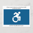 Recherche de de fauteuil roulant cartes postales Handicap