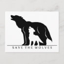 Recherche de loups cartes postales Hurler