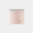 Recherche de rose gold post its Monogramme