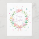 Recherche de vacances de pâques cartes postales Aquarelle