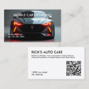 Recherche de service détaillant cartes visite Détails auto