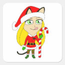 Recherche de chat de chibi autocollants Mignon