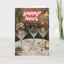Recherche de chien heureux vœux cartes D'anniversaire pour chien