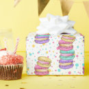 Recherche de macarons papier cadeau Papier d'emballage macaron