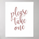 Recherche de please take one posters Script