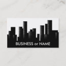 Recherche de paysages urbains cartes visite Architecte