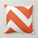 Recherche de orange et blanc coussins Coloré