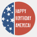 Recherche de joyeux anniversaire amérique autocollants 4 juillet