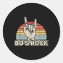 Recherche de groupe de rock autocollants Vintage
