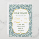 Recherche de bleu sérénité invitations Romantique