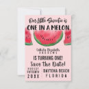Recherche de rouge pastèque invitations Un dans un melon