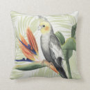 Recherche de oiseaux tropicaux coussins Palmiers