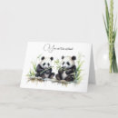 Recherche de pandas vœux cartes Pour eux