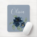 Recherche de bleu indigo tapis souris Aquarelle
