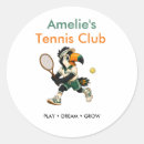 Recherche de joueurs de tennis autocollants Pour enfants