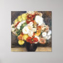 Recherche de chrysanthème rouge art Pierre auguste renoir