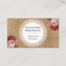 Recherche de rose dentelle cartes visite Rustique
