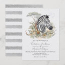 Recherche de zèbre mariage invitations Africain