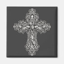 Recherche de croix gothique magnets Crâne