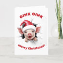 Recherche de cochons vœux cartes Vacances