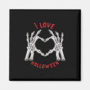 Recherche de halloween carrés magnets Squelette