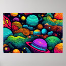 Recherche de planètes art Espace