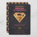 Recherche de supergirl invitations Super héros