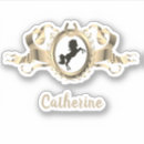 Recherche de cheval de fer autocollants Élégant