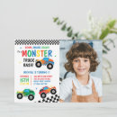 Recherche de monster bash invitations D'anniversaire de camion monstre