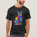 Recherche de chat coloré tshirts Mignon