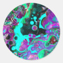Recherche de peinture abstraite colorée autocollants Moderne