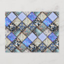 Recherche de motif patchwork cartes postales Revêtement
