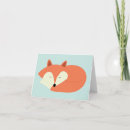 Recherche de renard kawaii vœux cartes Animaux
