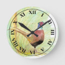 Recherche de faisan horloges Aquarelle