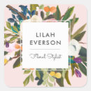 Recherche de blush floral autocollants Élégant