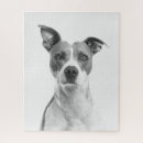 Recherche de chien blanc puzzles Adorable