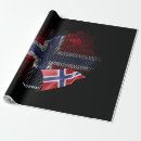 Recherche de la norvège papier cadeau Drapeau