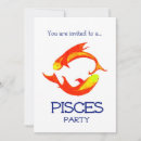 Recherche de signe zodiaque poissons cartes invitations horoscope