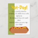 Recherche de hot dog invitations Moutarde