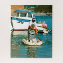 Recherche de pêcheurs sur puzzles Mer