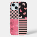 Recherche de coeur rose iphone coques Rayures