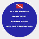 Recherche de plongeurs autocollants Drôle