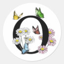 Recherche de rêve de papillon autocollants Monogramme
