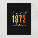 Recherche de 1973 anniversaire cartes Rétro
