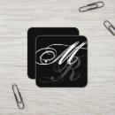 Recherche de lettre initiale cartes visite Pour elle