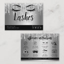 Recherche de eyelash extensions cartes visite Argent