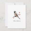 Recherche de mésange vœux cartes Aquarelle