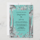 Recherche de turquoise et gris invitations Couple