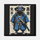 Recherche de guerrier japonais magnets Drôle